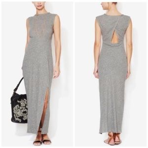 Free People Sabrina Grey Maxi Dress 👗 size (S/P)